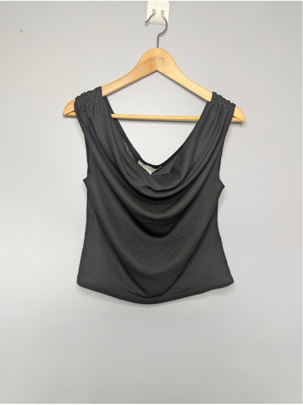 Urban Outfitters Black Cowl Neck Tank Top - Size XL NWT